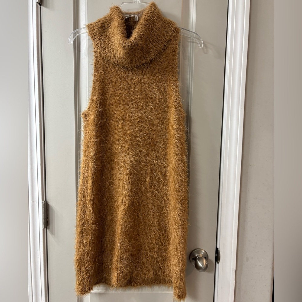 Show Me Your MuMu Sleeveless Fauna Dress Cognac Knit - Picture 5 of 9